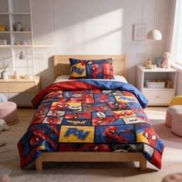 Kidsrock Spiderman Duvet Cover