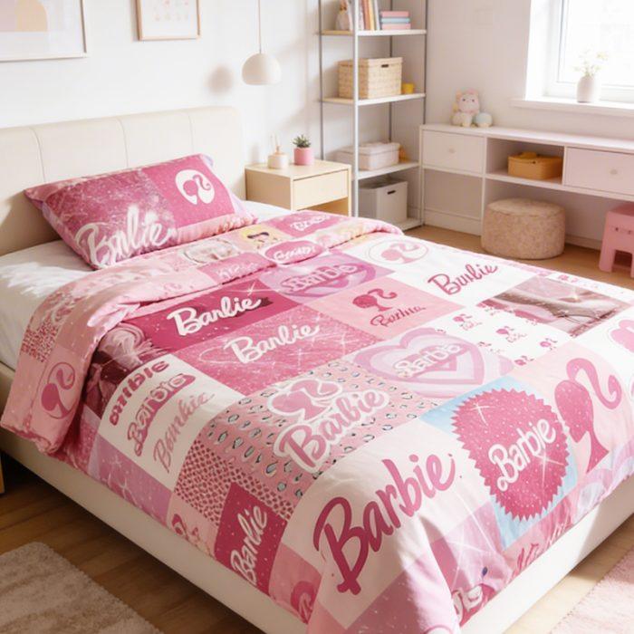 Kidsrock Barbie  Duvet Cover Set _2