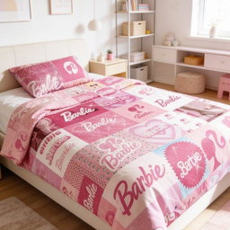 Kidsrock Barbie  Duvet Cover Set 