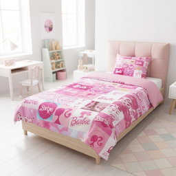 Kidsrock Barbie  Duvet Cover Set 