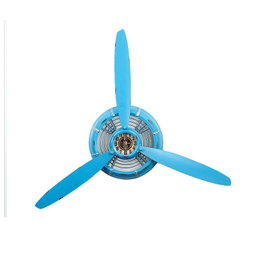Kidsrock Vintage Clock Propeller Wall Decoration-Blue