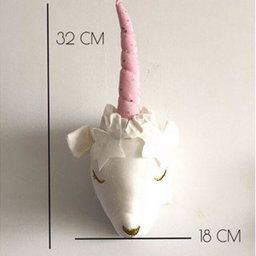 Unicorn 3D Animal Head