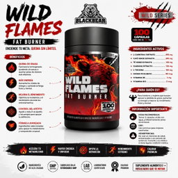 Wild Flames Fat Burner Blackbear (Wild Series)
