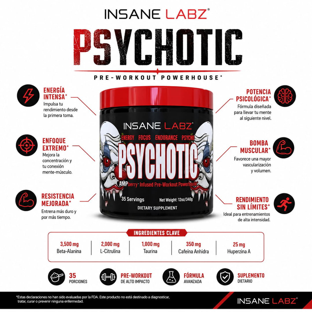 Psychotic tapa roja Insane Labz