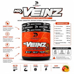 Mr. Veinz Pump Intensifier Dragon Pharma