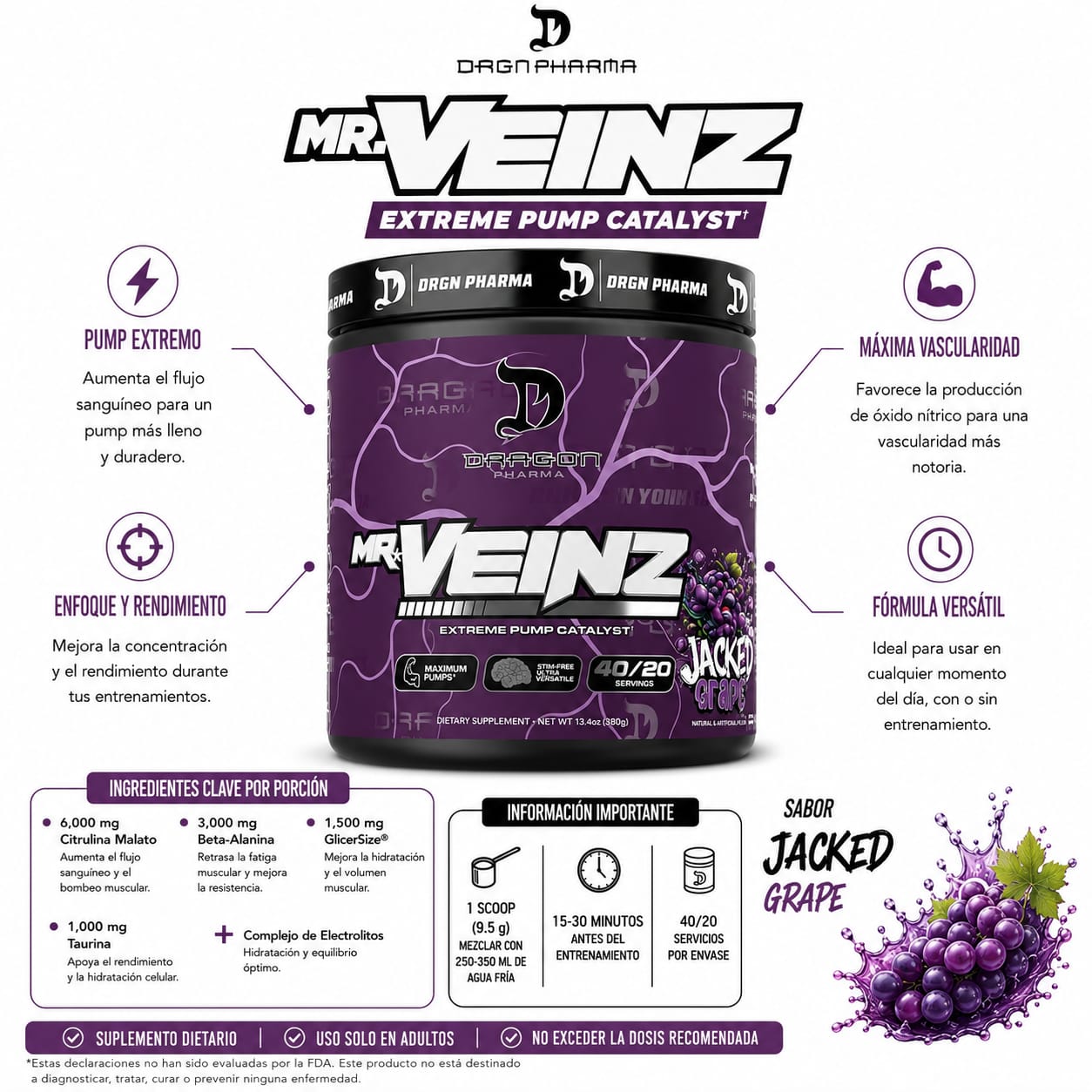 Mr. Veinz Pump Intensifier Dragon Pharma_1