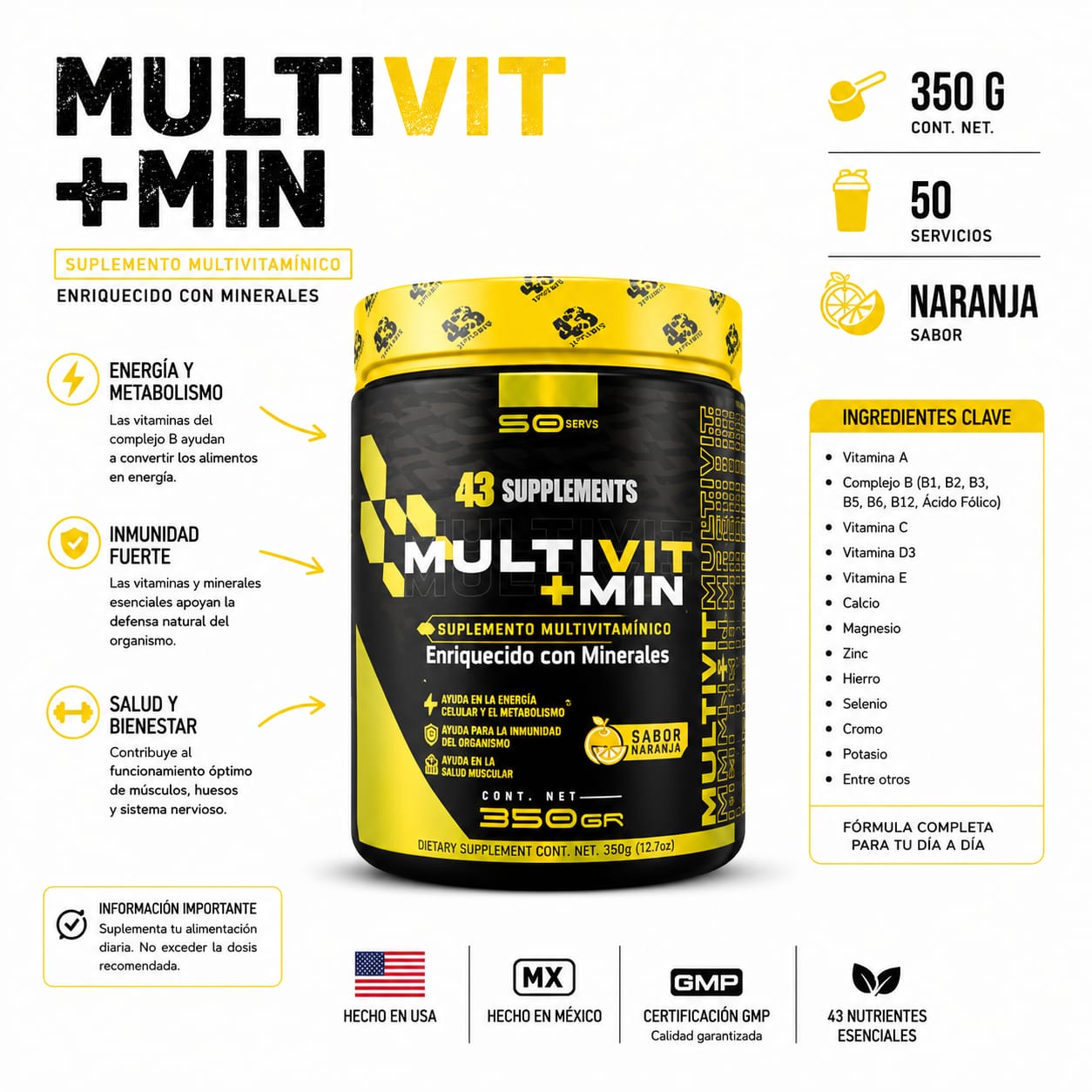 Multivit + Min 43 Supplements_0