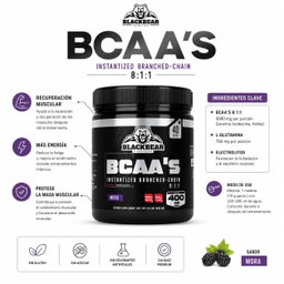 BCAA'S 8:1:1 Blackbear Nutrition