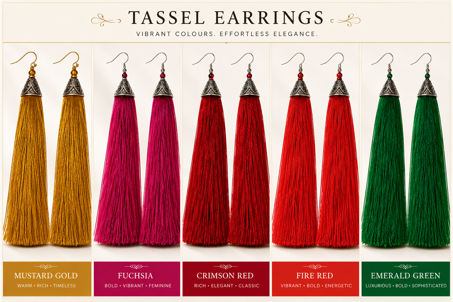 Long Tassel Earrings_0