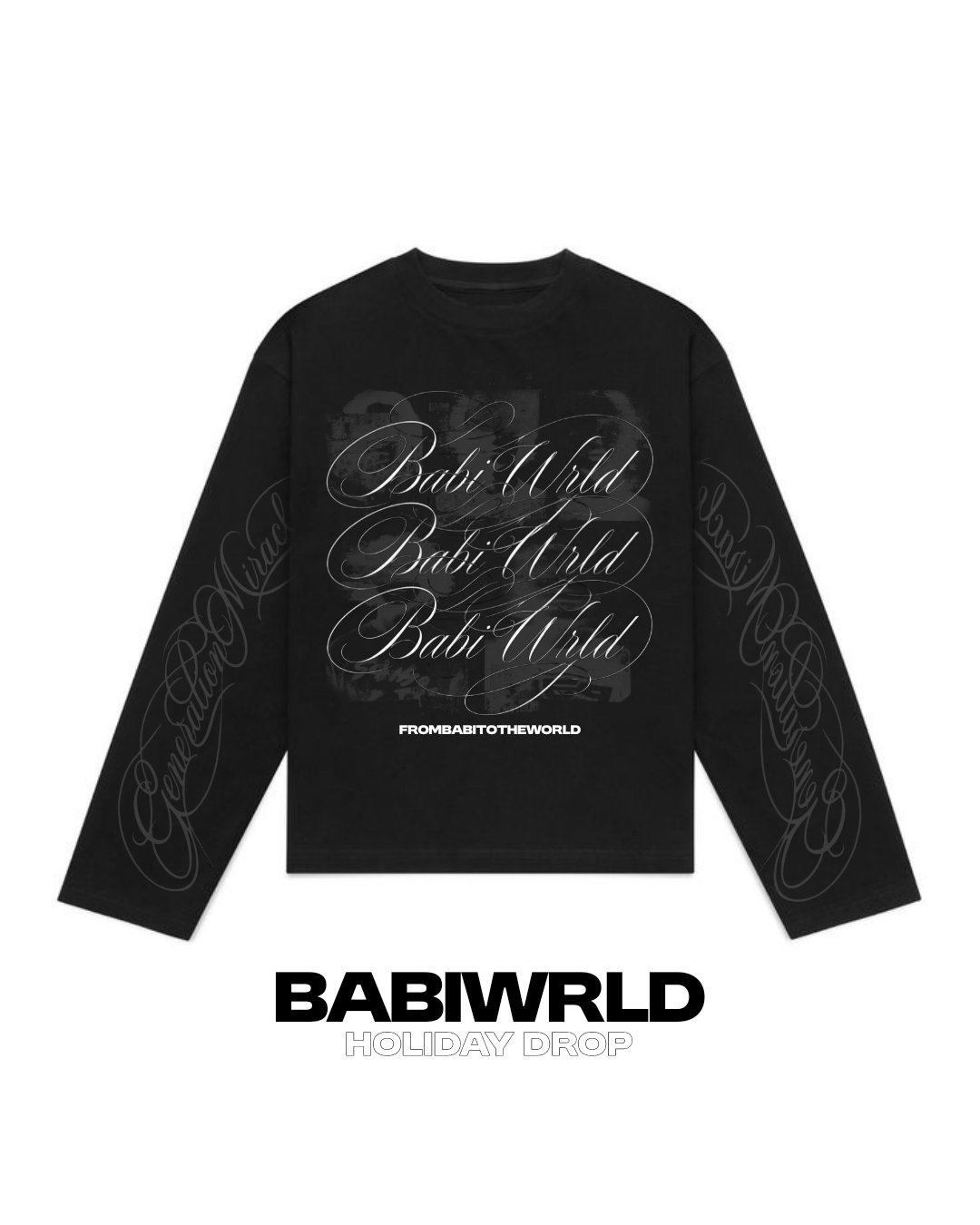 LONG SLEEVE NOIR BabiWrld. _0