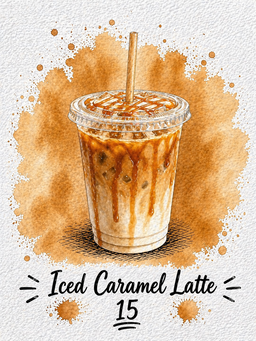 Caramel Latte (Iced)