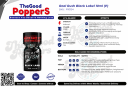 Real Rush Black Label 10ml (P)