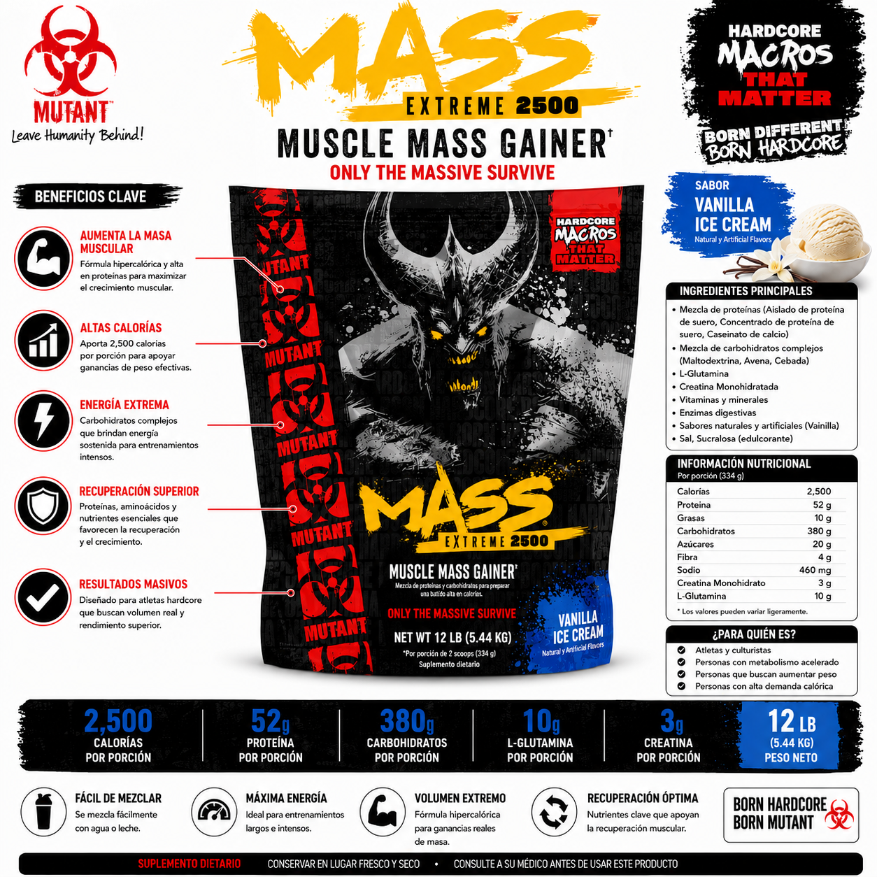 Mutant Mass Extreme 2500 (12 lb)_2