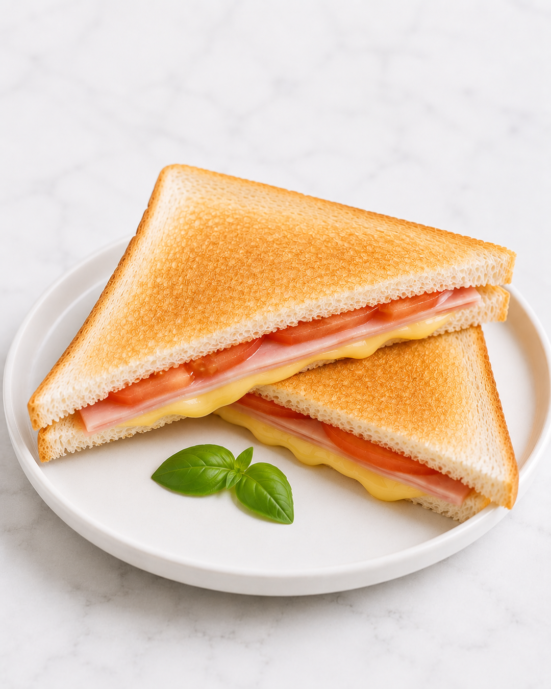 Cheese, ham & tomato Toastie
