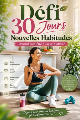 "30 Jours, Nouvelles Habitudes — Un Guide Bien-Être Progressif"