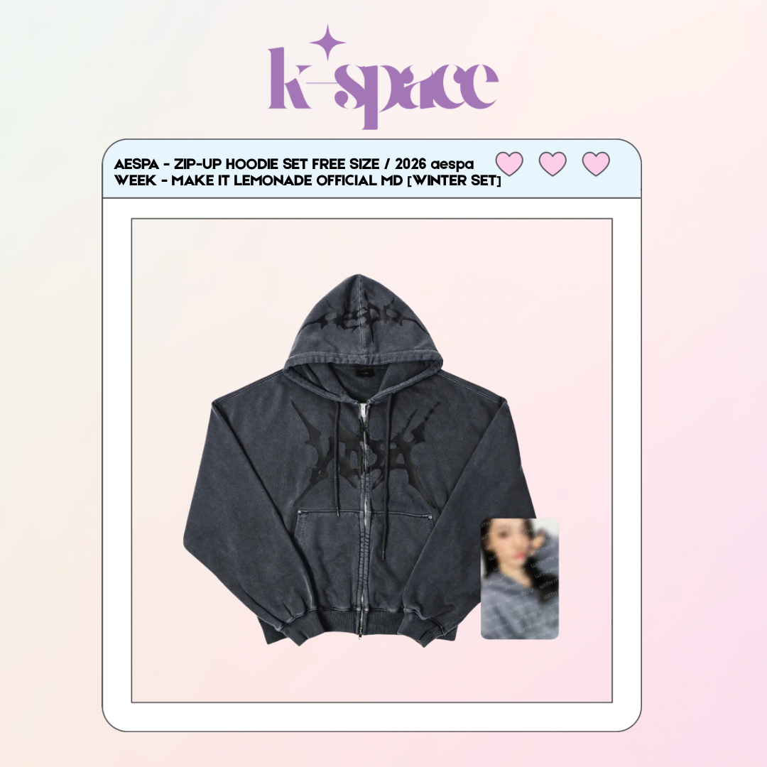 aespa lemonade zip-up hoodie トレカ aespa - ZIP-UP HOODIE SET FREE SIZE / 2026 aespa WEEK - MAKE IT