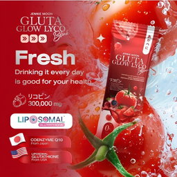 Jennie Moon - Gluta Glow Lyco Drink (10g x 30 Sachets) | Wholesale Supplement Singapore