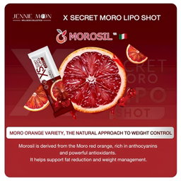 Jennie Moon - X Secret Moro Lipo Shot Weight Management (28g x 14 Sachets) | Wholesale Supplement Singapore