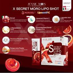 Jennie Moon - X Secret Moro Lipo Shot Weight Management (28g x 14 Sachets) | Wholesale Supplement Singapore