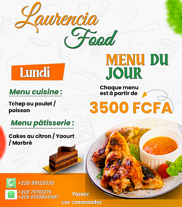 🍽️ Menu du Jour – Laurencia Food