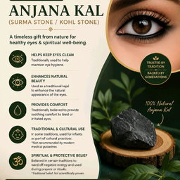 GMS Original Batu Celak I Surma Kal I Anjana Kal (Kohl Stone)