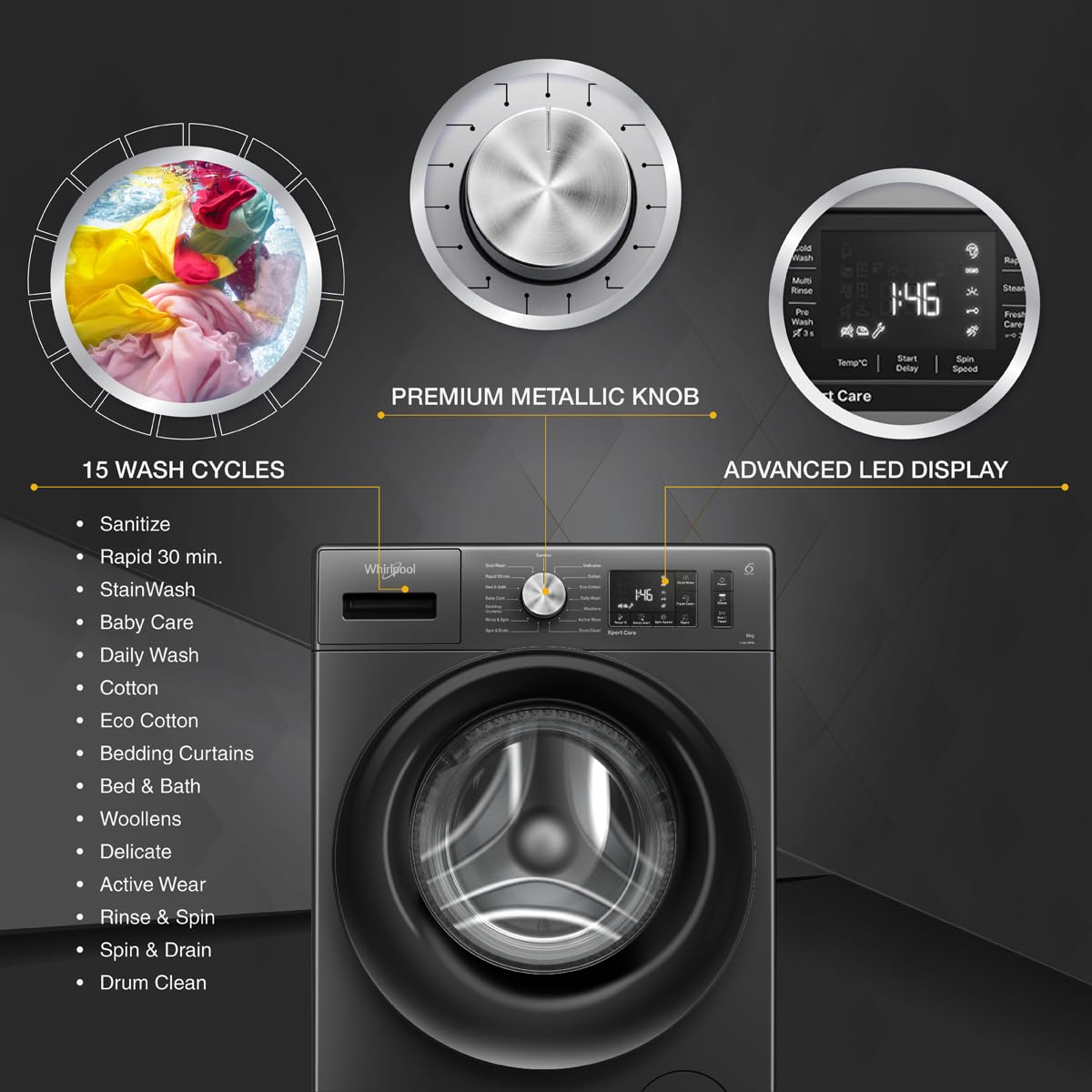 Whirlpool 8 Kg 5 Star Inverter Supreme Care Front Load Fully Automatic Washing Machine _2