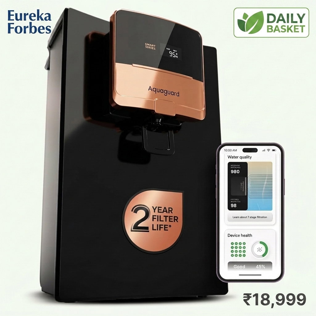 Aquaguard Enrich Ritz Pro RO + UV + Copper + Alkaline Water Purifier _0