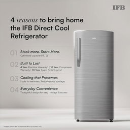 IFB 197L 5 Star Advanced Inverter Direct-Cool | Single Door Refrigerator