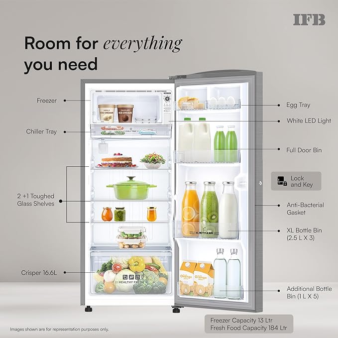 IFB 197L 5 Star Advanced Inverter Direct-Cool | Single Door Refrigerator_5