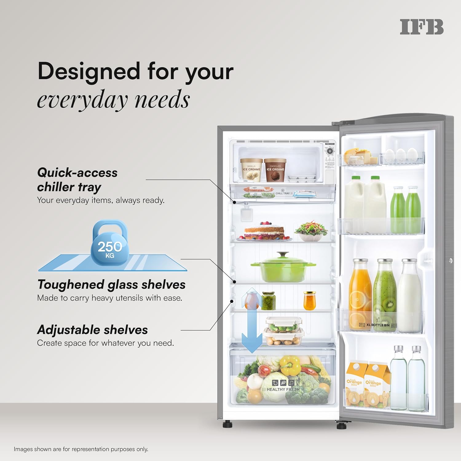 IFB 197L 5 Star Advanced Inverter Direct-Cool | Single Door Refrigerator_11