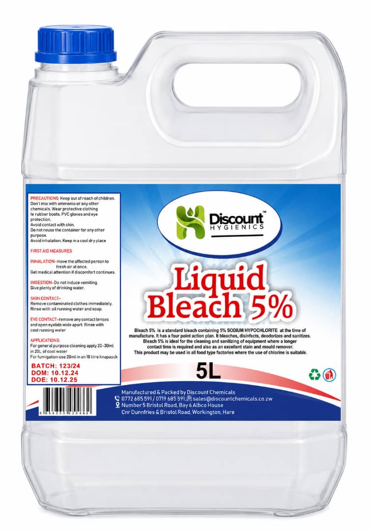 Liquid Bleach 5%