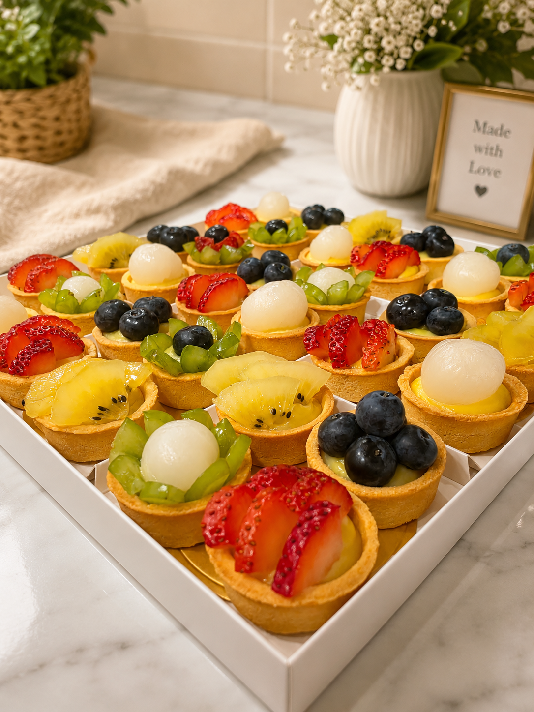 Assorted Fresh Fruit Tarts [24 or 36pcs]_2