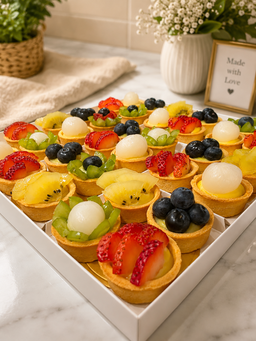 Assorted Fresh Fruit Tarts [24 or 36pcs]