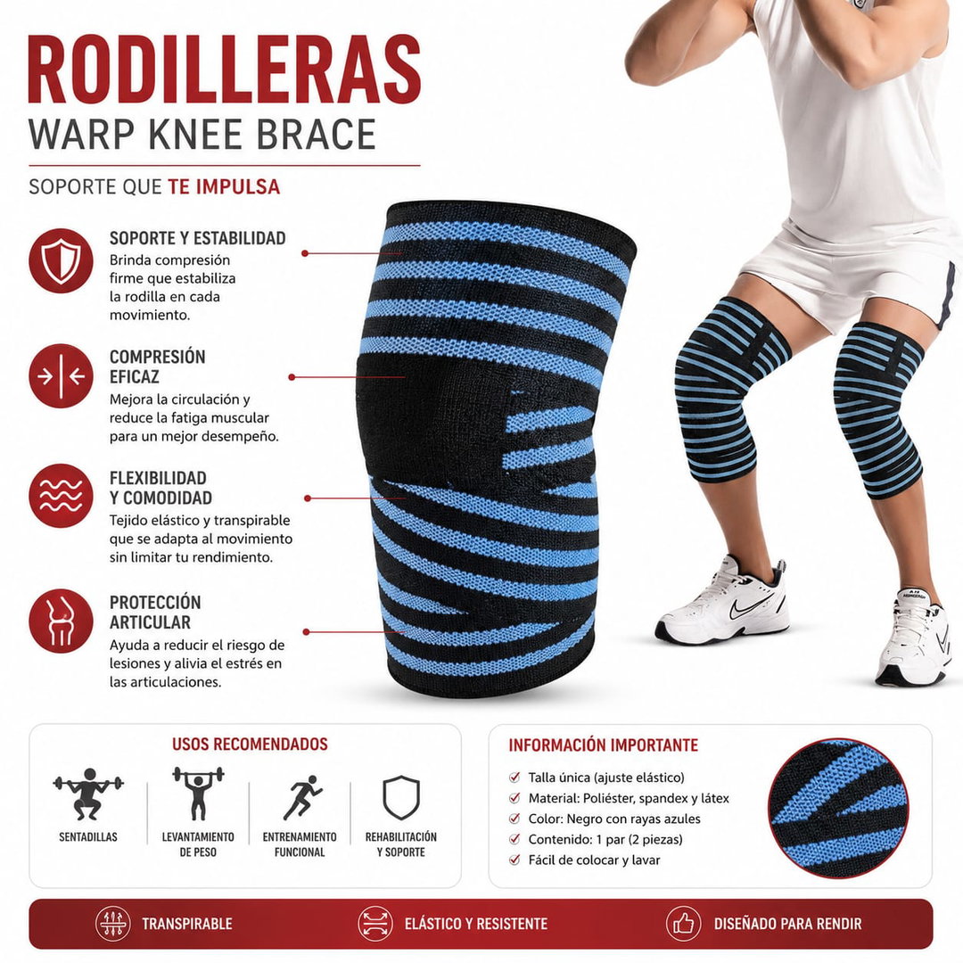 Rodilleras Wrap Knee Brace