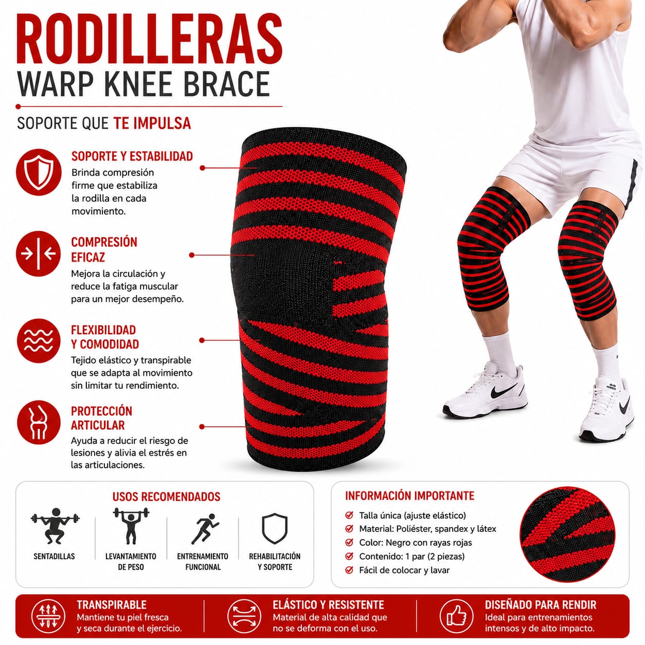 Rodilleras Wrap Knee Brace_1