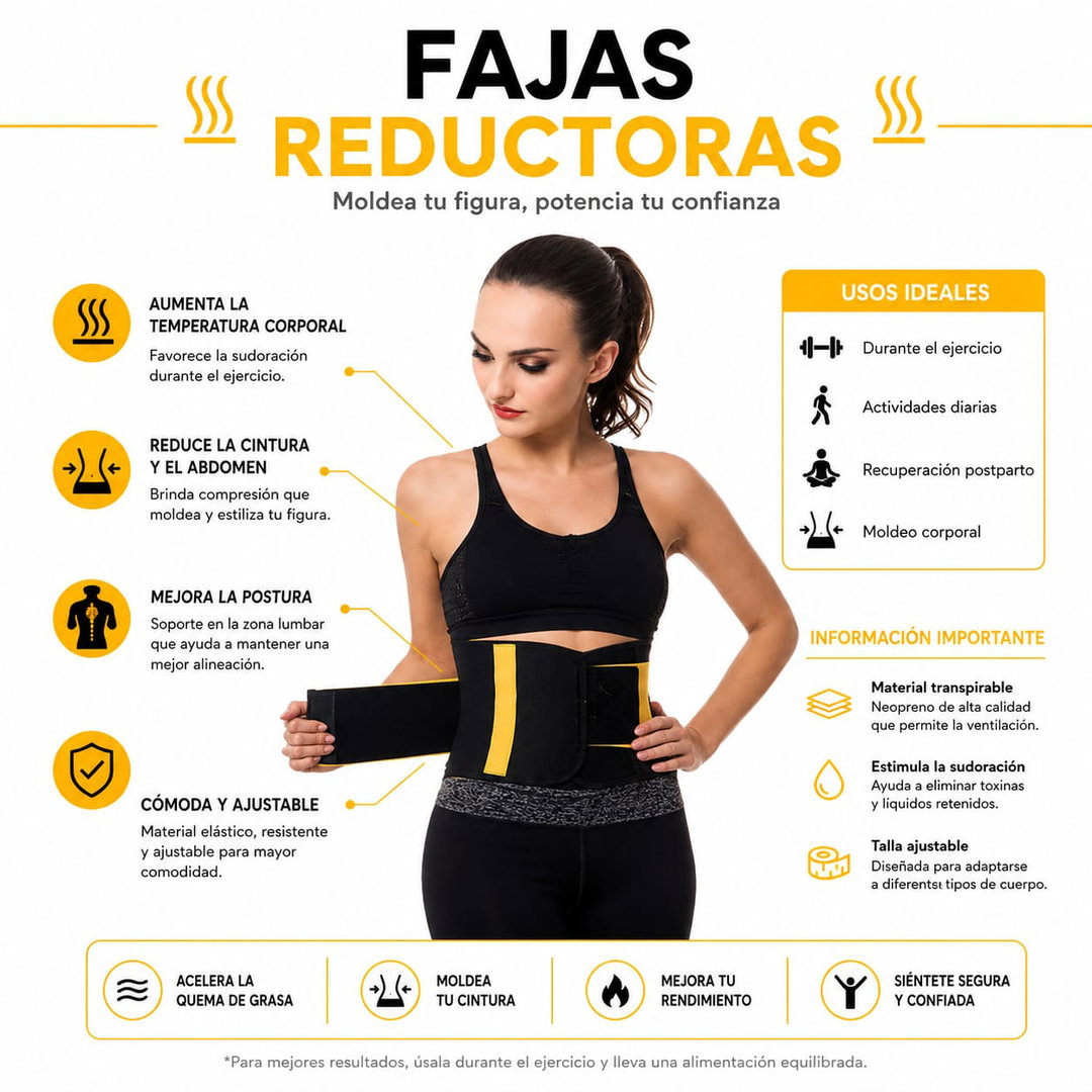 Fajas Redductoras (Moldeo y Soporte Lumbar)