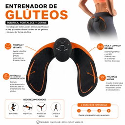 Entrenador de Glúteos EMS (Tonifica, Fortalece y Define)