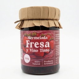 Mermelada de Fresa y Vino Tinto (350 g)