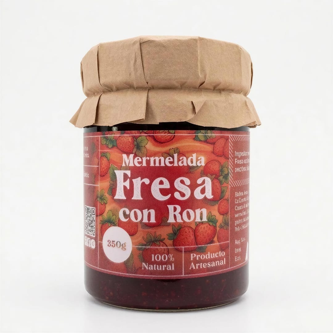 Mermelada de Fresa con Ron (350 g)_0