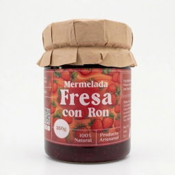 Mermelada de Fresa con Ron (350 g)