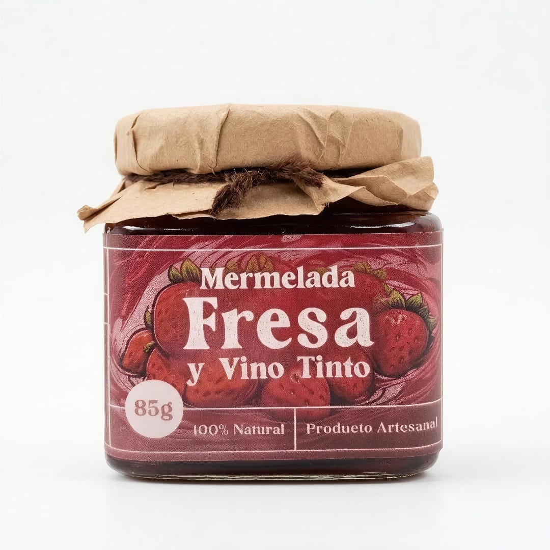 Mermelada de Fresa y Vino Tinto (85 g)_0