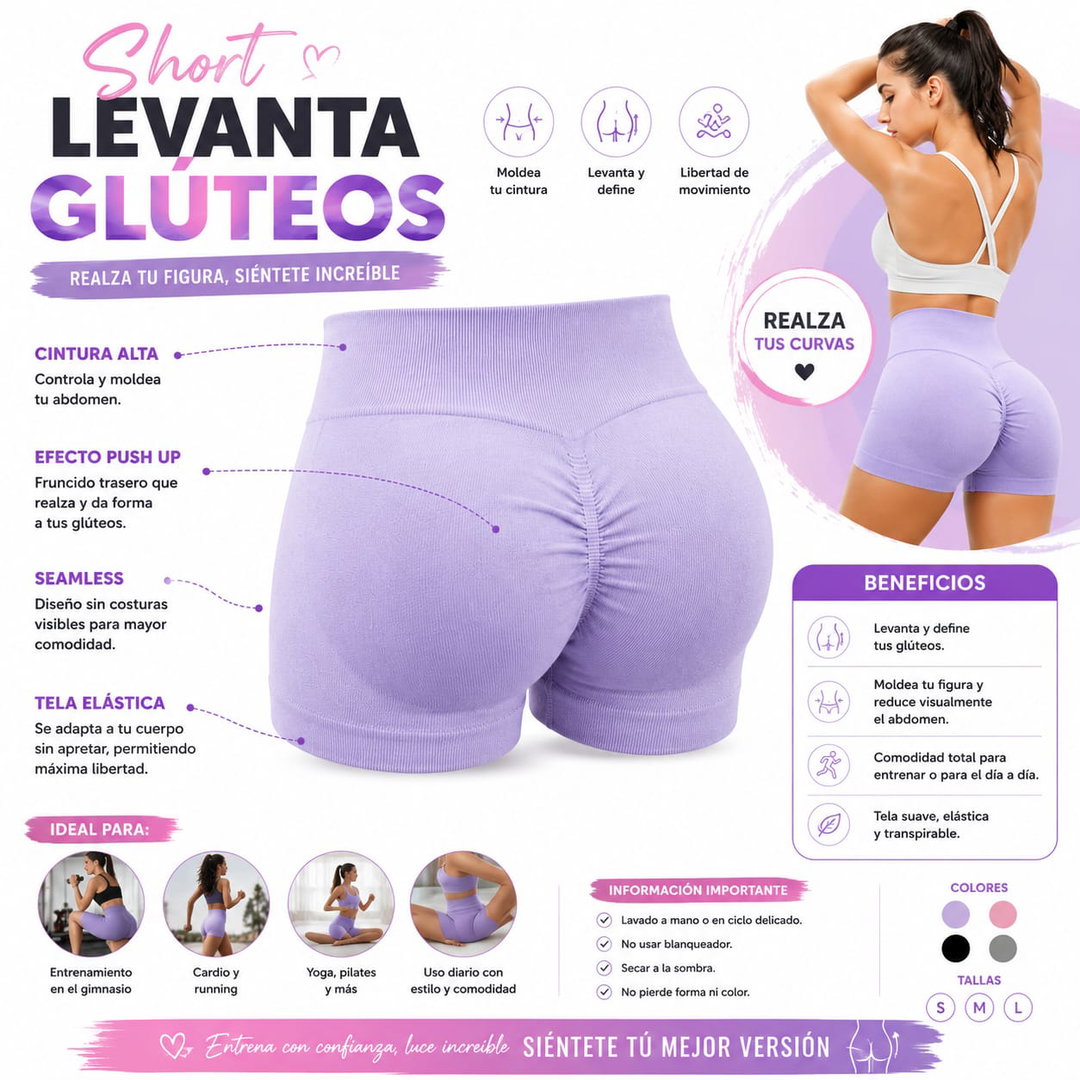 Short Levanta Glúteos consulte tallas