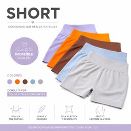 Short Deportivo Levanta Glúteos