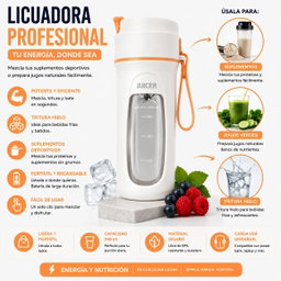 Licuadora Portátil Profesional JUICER (340ml) 