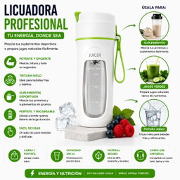 Licuadora Portátil Profesional JUICER (340ml) 