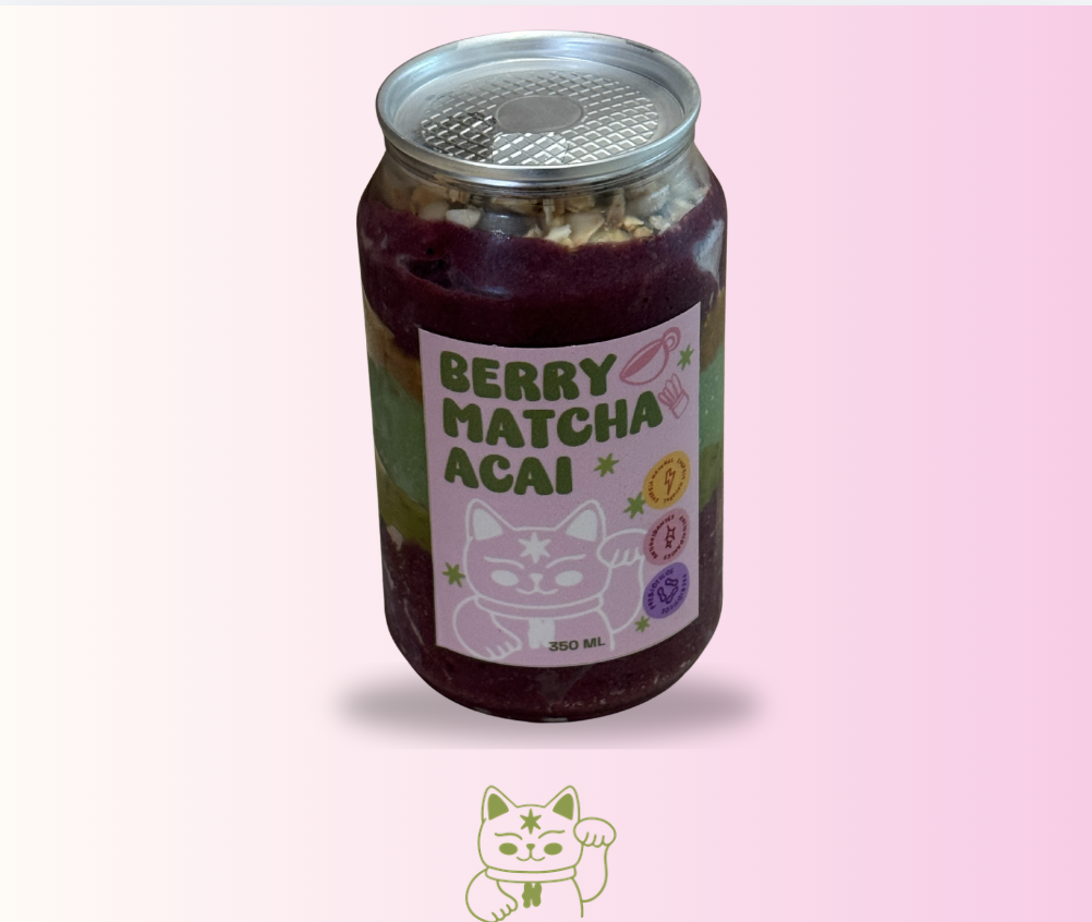 Berries Matcha Acai 14oz