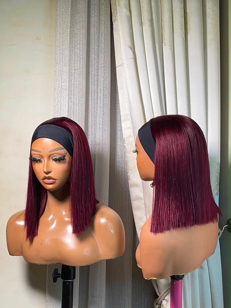 Human har band wig,10"