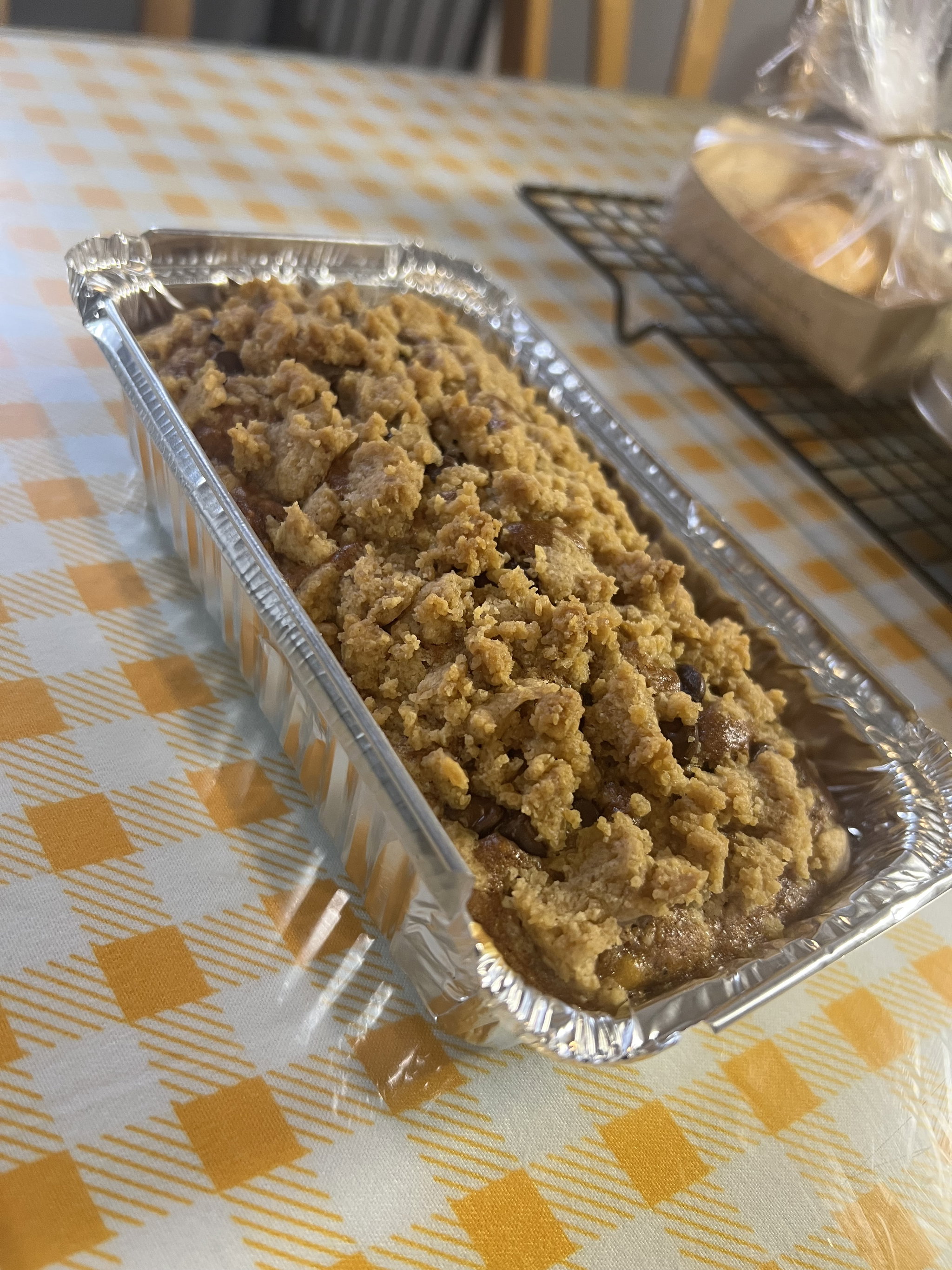 Coffee crumble Banana bread_0