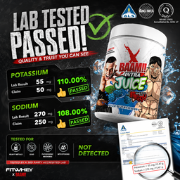 BAAM!!™ INTRA JUICE × HANAYAMA (30 Servings) | Intra-Workout Hydration, Recovery • BCAA, Glutamine & Electrolyte Support