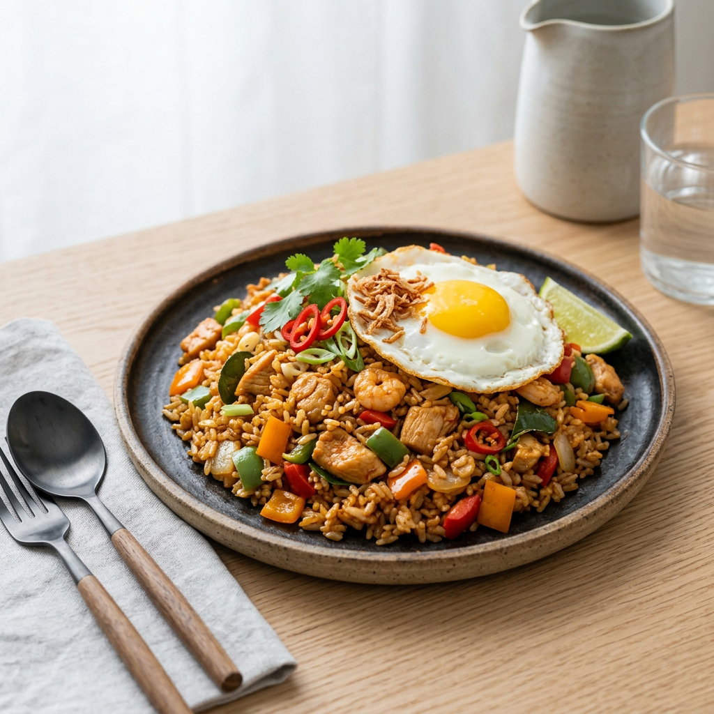 Nasi Goreng Paprik ayam atau daging_0